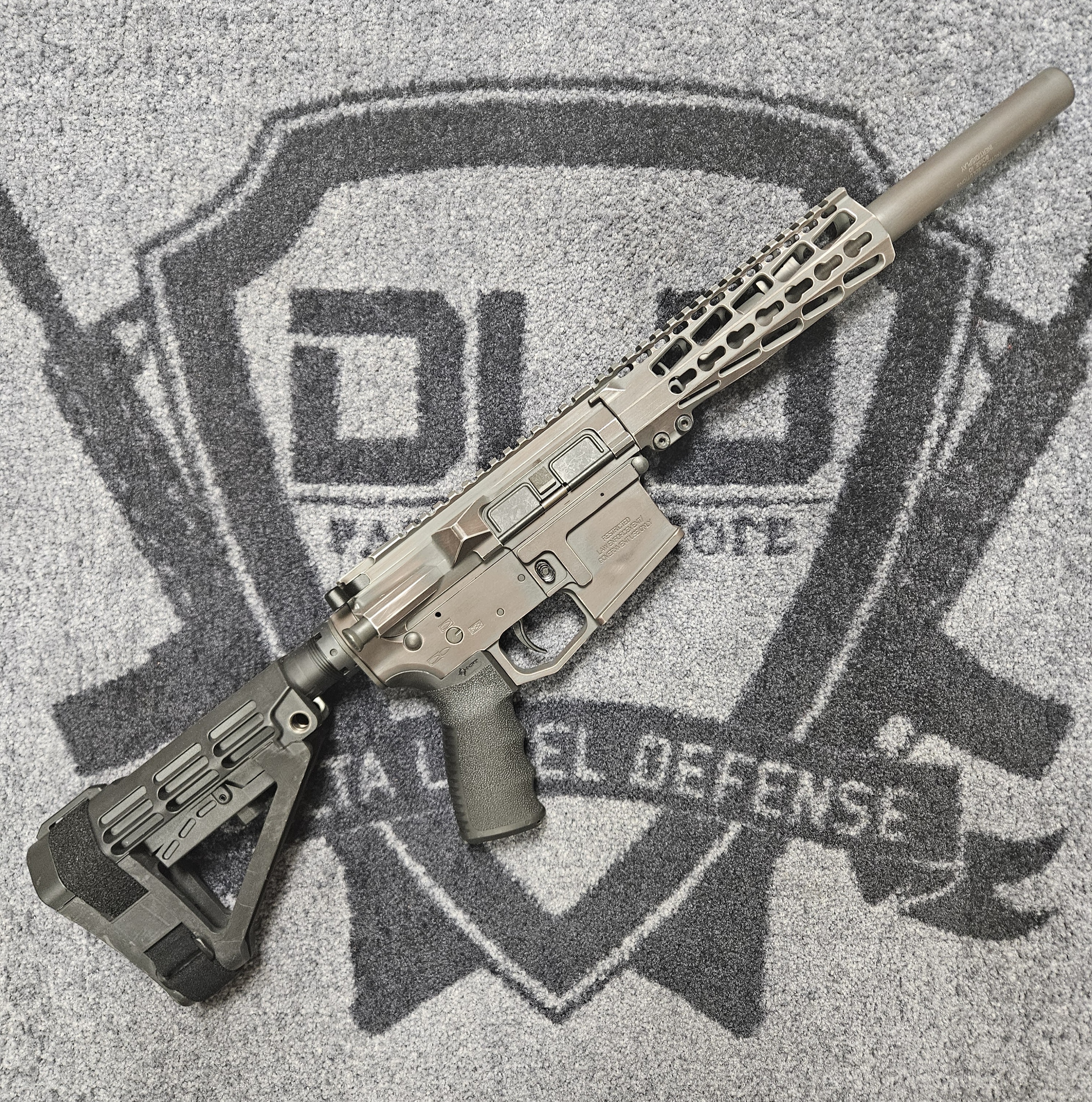 Distressed Rifles Grey and Bronze Distressed AR-15 | Cerakote
