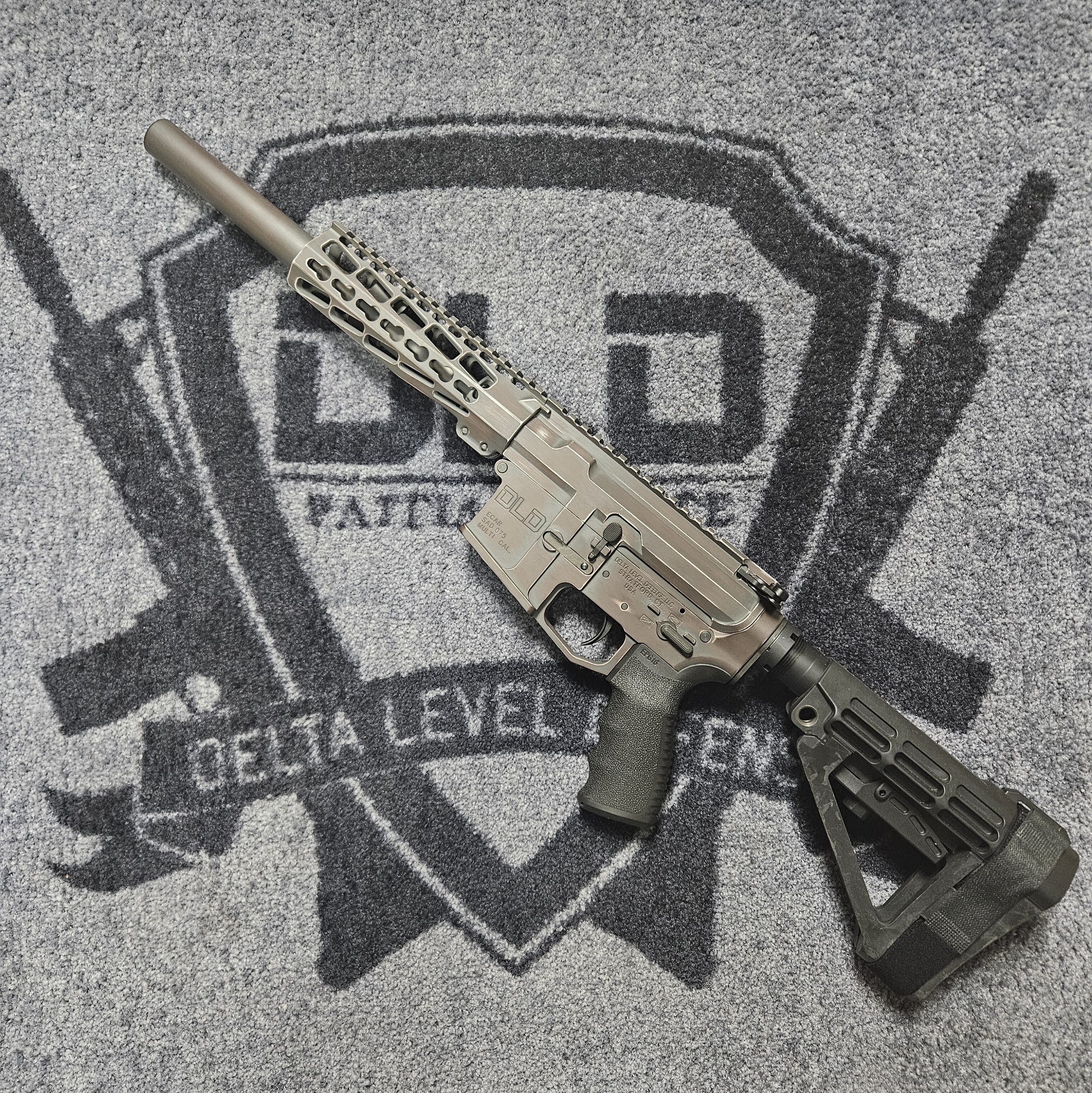 Distressed Rifles Grey and Bronze Distressed AR-15 | Cerakote