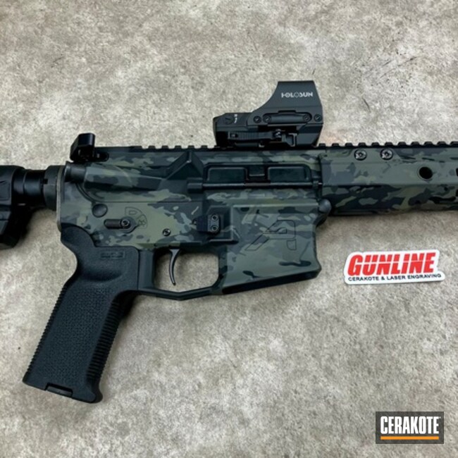 Black Multicam Ar15