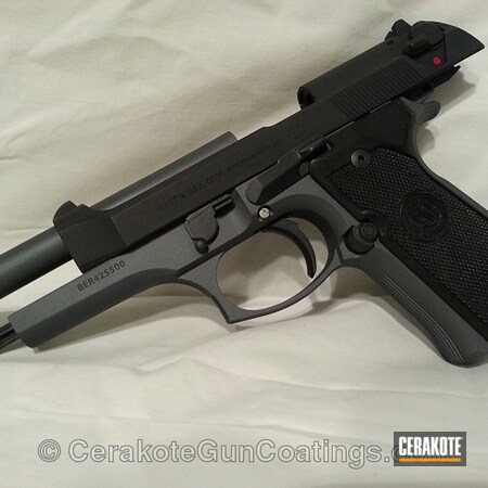 Powder Coating: Graphite Black H-146,Handguns,Sniper Grey H-234,Sniper Grey,Taurus,PT92