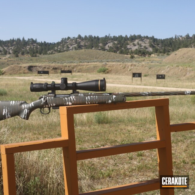 Remington 700 With Sponge Camo To Match Stock