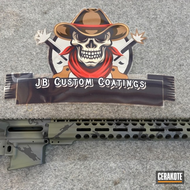 Urban Camo Builder Coated With Cerakote In H-190, H-229 And H-234