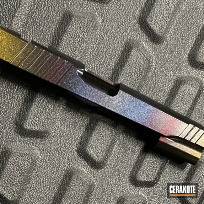 Cerakote Fx Blaze, Cerakote Fx Cosmic, Cerakote Fx Mystique, Cerakote Fx Gold, Cerakote Fx Riot And Cerakote Fx Typhoon 1911 Slide