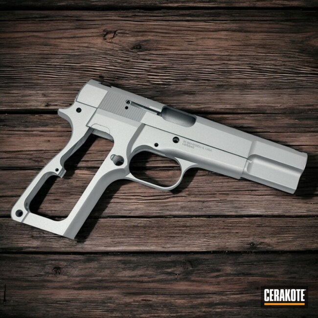 Springfield Hi-power Coated With Cerakote In H-152