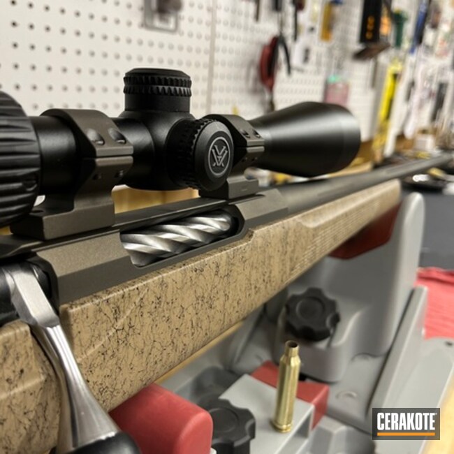 Tikka T3 Coated With Cerakote In Midnight Bronze