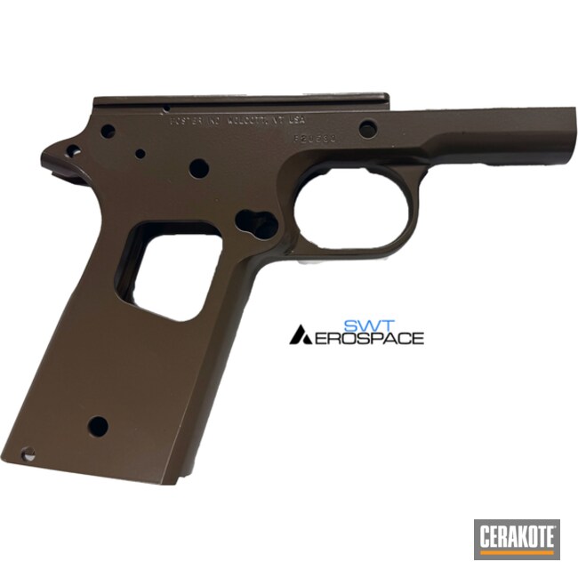 Ruger 1911 Frame In Coyote M17