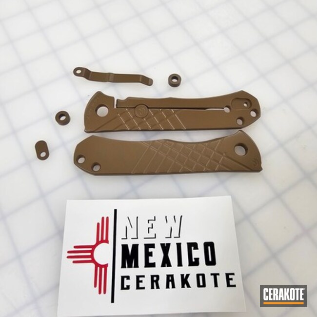 Scales Coated With Cerakote In E-190