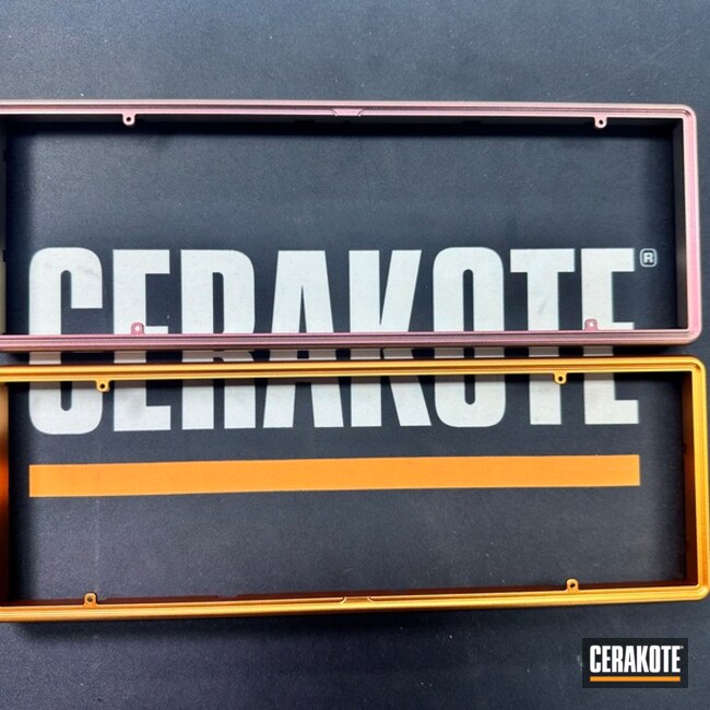 Keyboard Frame Coated With Cerakote In Fx-107, H-146 And Fx-115