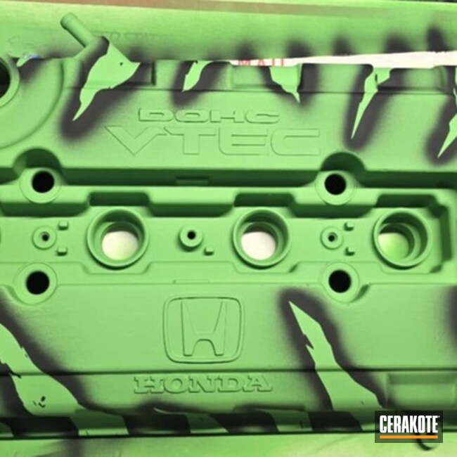 Tiger Stripe Honda Valve Cover