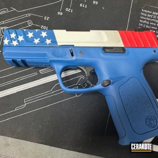 S&w Sigma Coated With Cerakote In H-169 And H-306