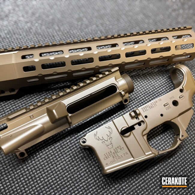 Stag15 Coated With Cerakote In Sand