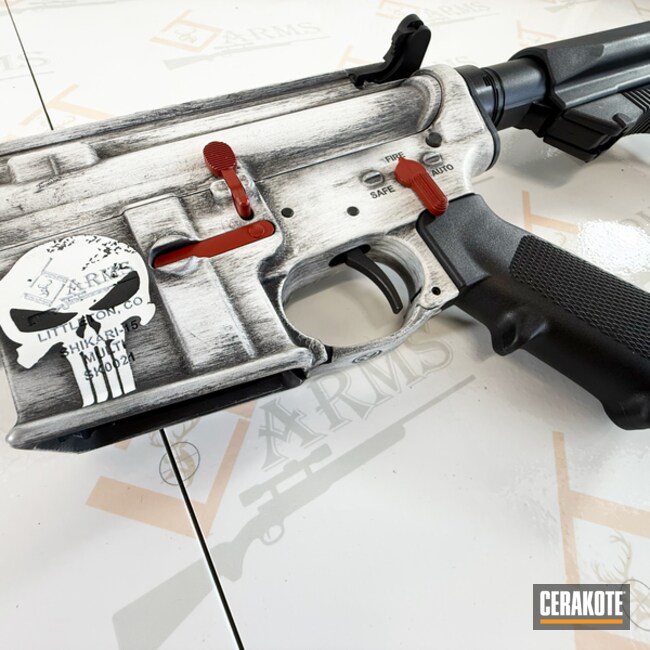 Don't Tread On The Battleworn Punisher Ar-15