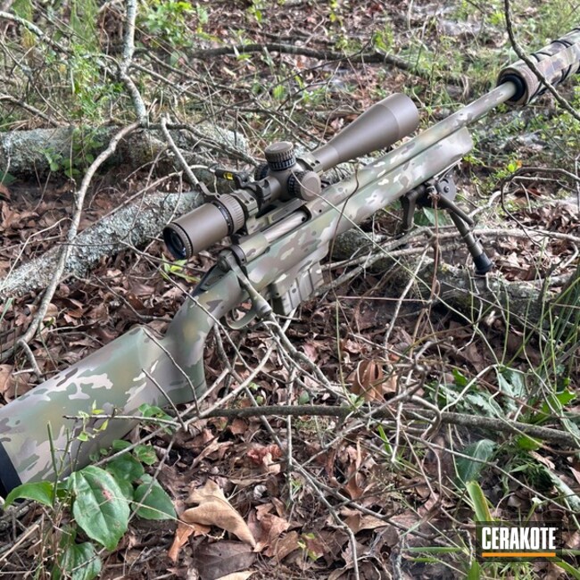 S8a Custom Savage With Custom Cerakote Camo