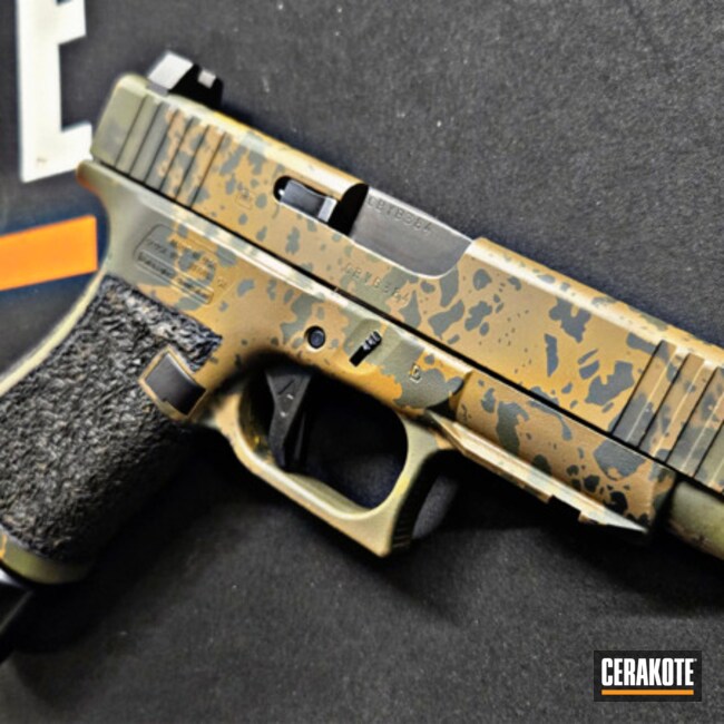 Coated With Cerakote  Marbled Glock