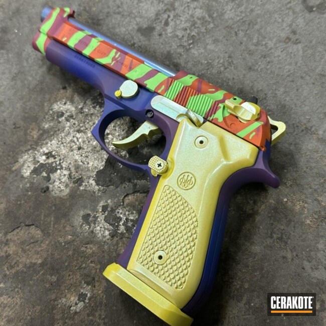 Beretta 92 Neon Tigerstripe