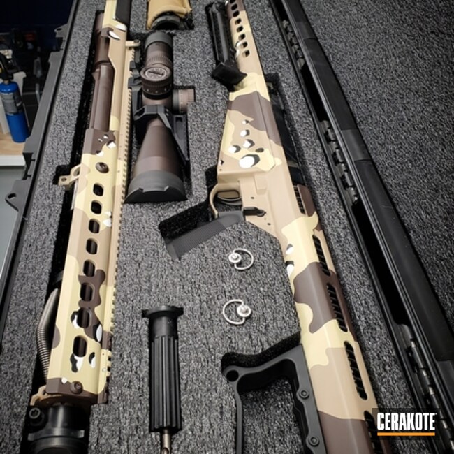Chocolate Chip Coated With Cerakote In H-269, H-199 And H-203