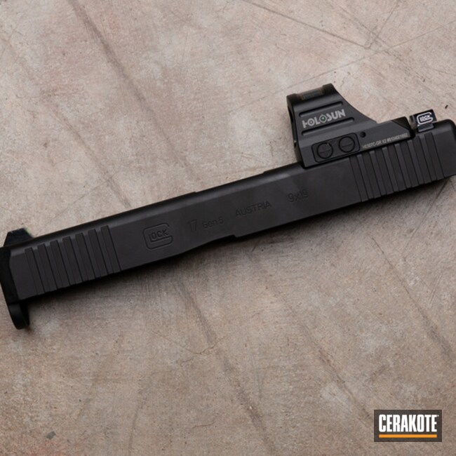 Glock 17 Gen5 Coated With Cerakote In H-190