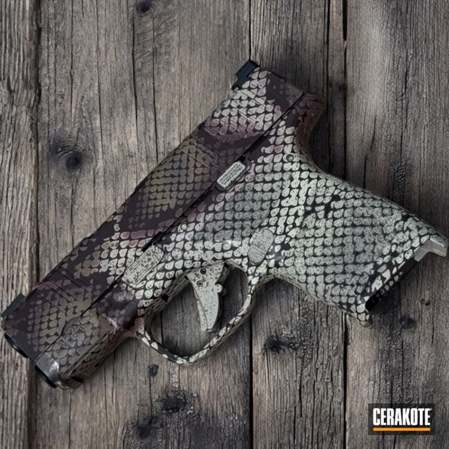 Realistic Copperhead Snake Skin