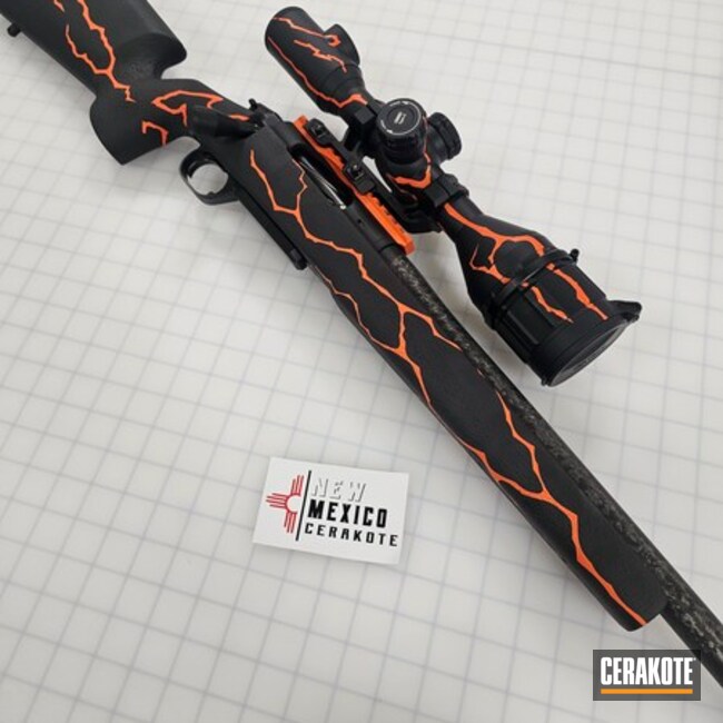 Bolt Action Coated With Cerakote In C-102, C-128, H-128 And H-146