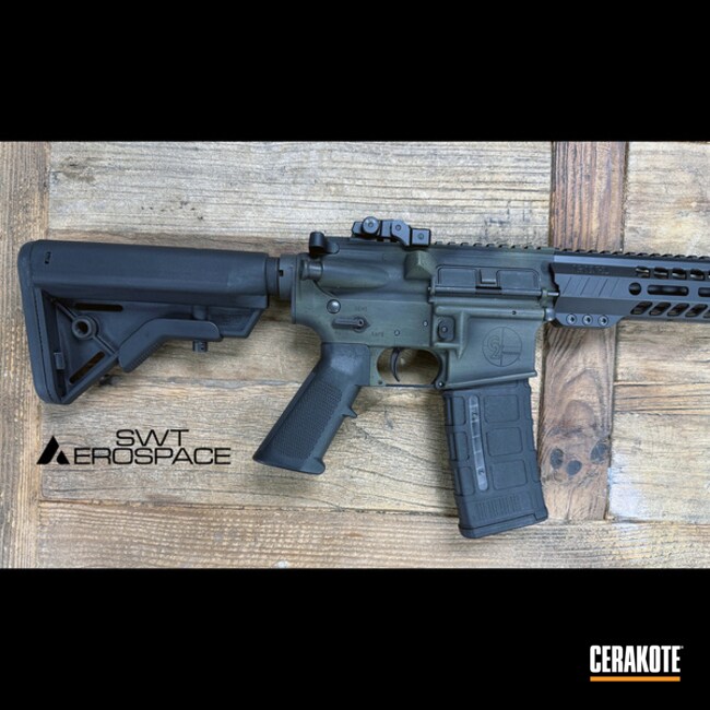 Go2 Weapons Ar15 Cerakoted In Battleworn Sniper Green