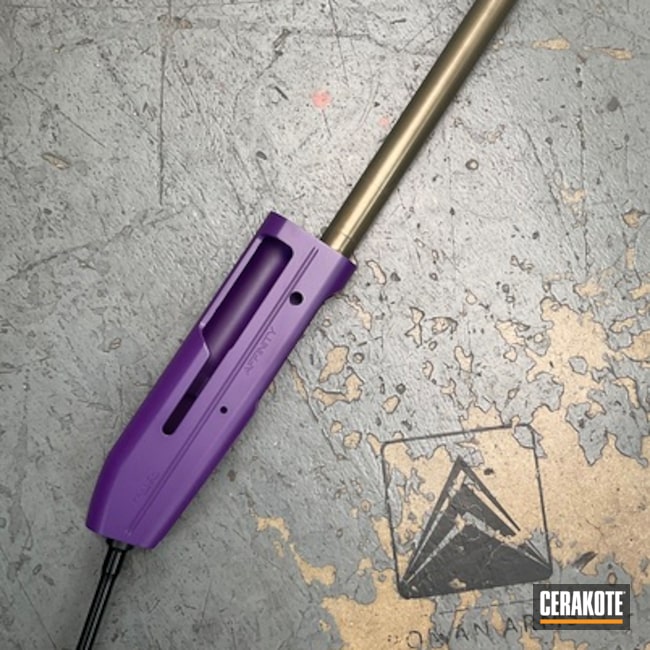 Matte Armor Clear And Lollypop Purple Shotgun