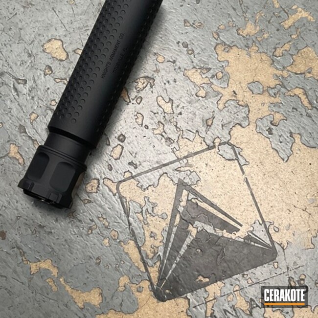 Knights Armament Suppressor Coated With Cerakote In C-102