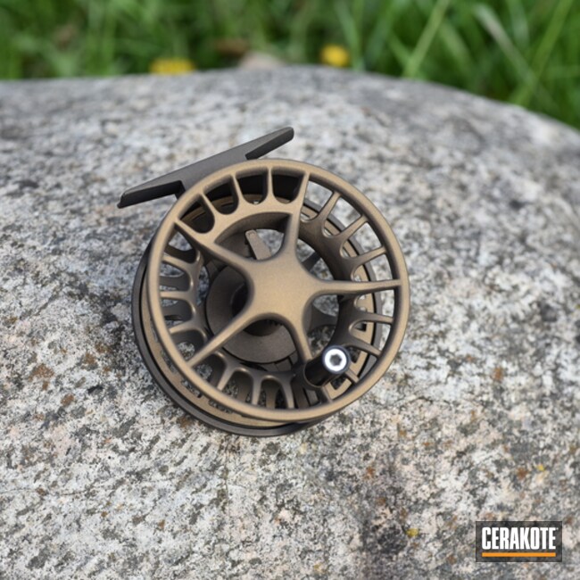 2 Tone Fly Fishing Reel W/ Burnt Bronze And Custom Mixed Bronze
