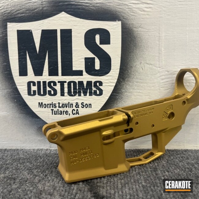 Gold Aero Coated With Cerakote In Gold