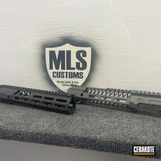 Handguards Coated With Cerakote In H-170