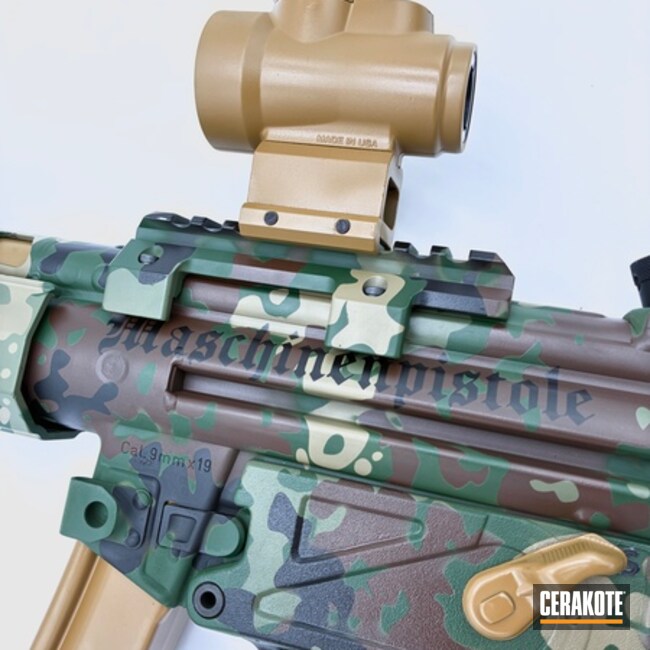 Flecktarn/ral 8000 Mp5