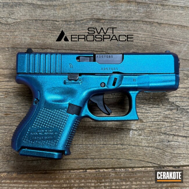 Glock 26 Cerakoted In Fx Typhoon