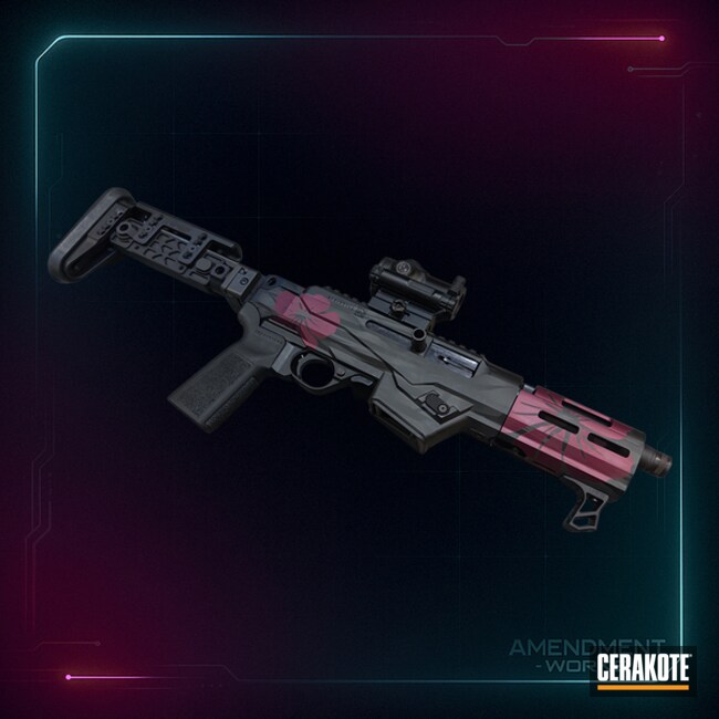 Black Cherry, Sniper Grey And Graphite Black Ruger Pc Carbine