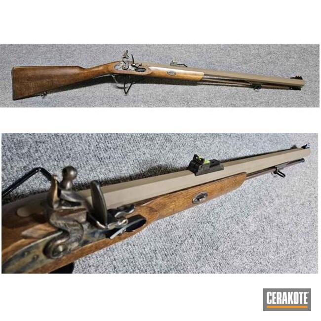 Traditions Black Powder Rebuilt And Painted In H-258 Chocolate Brown