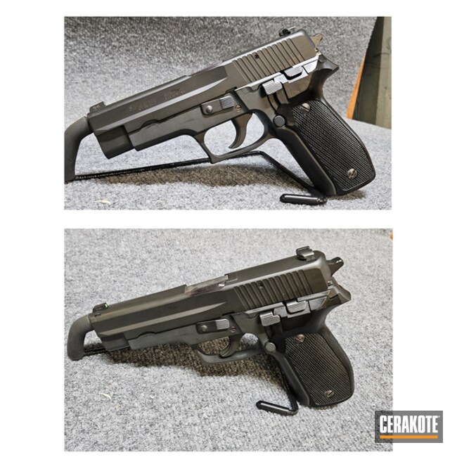 Sig Sauer P226 Painted With Gen 2 Infrared Signature Reducing Paint