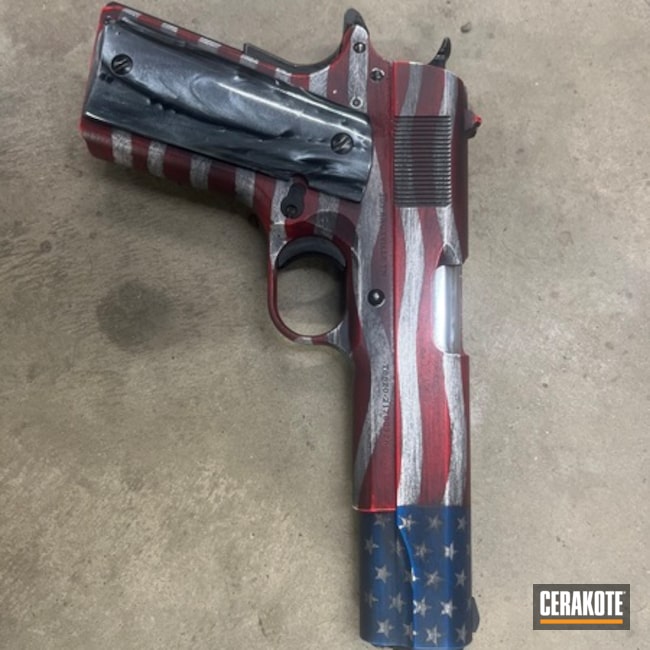 Distressed American Flag 1911