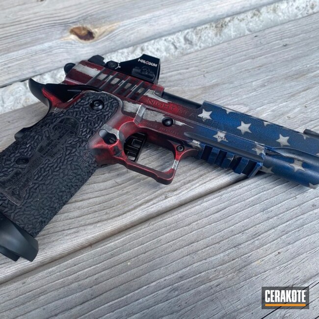 Tisas Nightstalker 1911 With Distressed American Flag