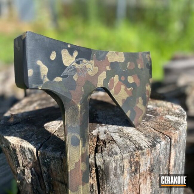 Estwing Axe With Custom Flektarn Camo