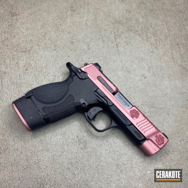 Csx-e With Flower Engravings And Two Tone Cerakote
