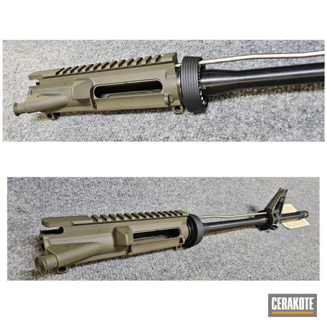 Ar-15 Upper Receiver Painted In Magpul Odg