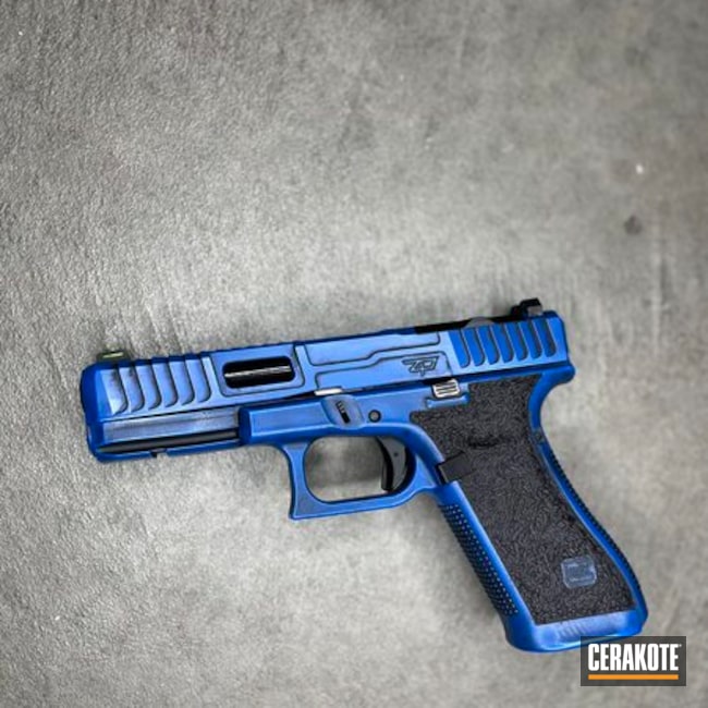 Glock 17 With Hand Stippling