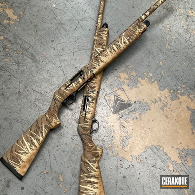 Desert Sand, Chocolate Brown, Coyote Tan And Magpul® Flat Dark Earth Grassland Duck Camo
