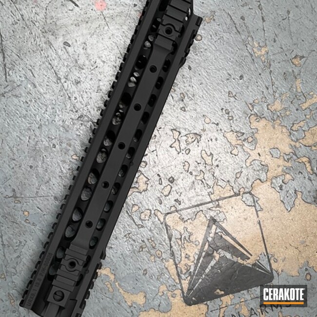 Handguard Coated With Cerakote In Armor Black