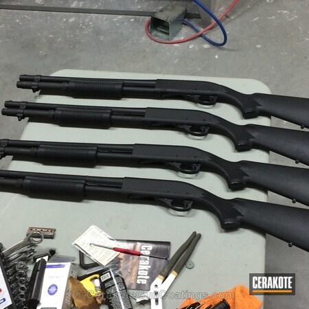 Powder Coating: Lethal Designated Guns,Shotgun,Remington,Sky Blue H-169,Law Enforcement