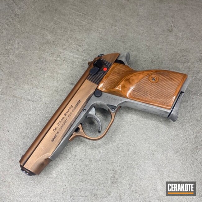 Makarov With Distressed Copper And Crushed Silver