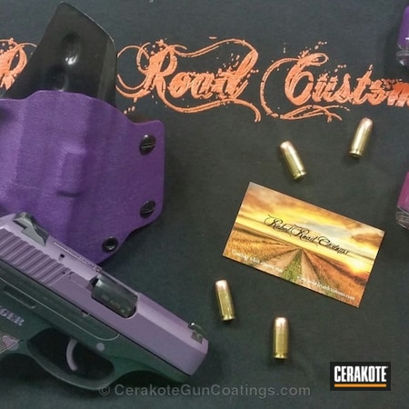 Powder Coating: Graphite Black H-146,Crimson H-221,Purple,Ladies,Target,Well Armed Woman,LC380,Shooting,Bright Purple H-217,Ruger