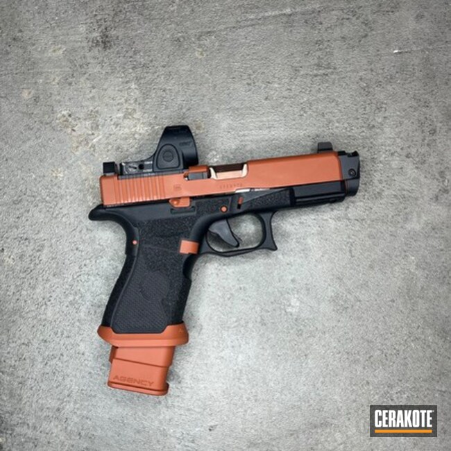 Glock 19 With Custom Tan Cerakote