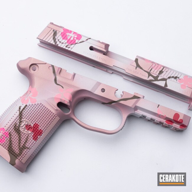 Custom Cherry Blossom Finish On Fnx 45