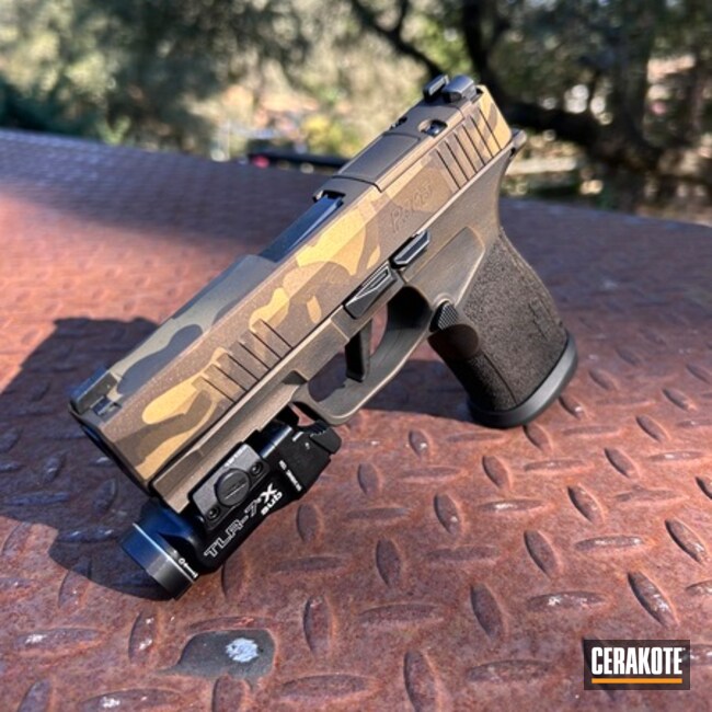 Sig Sauer 365 Macro Gold And Bronze Camo