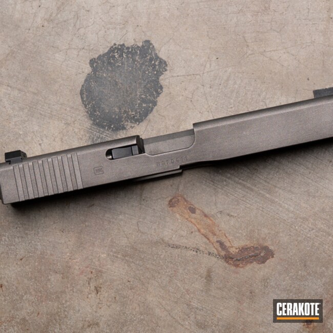 Titanium Battleworn Glock 19 Slide 