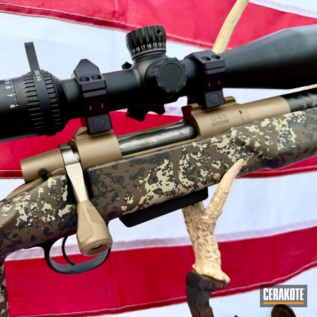 Bolt Action Rifle Action & Barrel In Fde